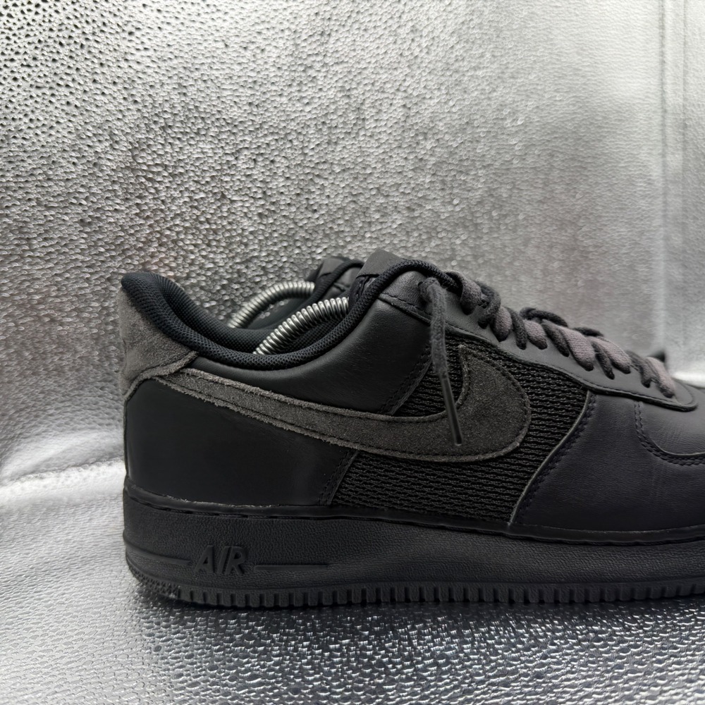 Size 11 Nike Slam Jam x Air Force 1 Low Mens Black Excellent DX5590-001 Suede - Picture 2 of 12